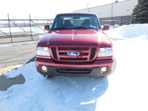 2009 ford ranger sport extended cab pickup 4.0l*4x4*low miles*salvage*rebuilt