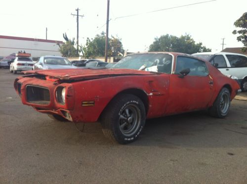 1970 pontiac trans am project very complete
