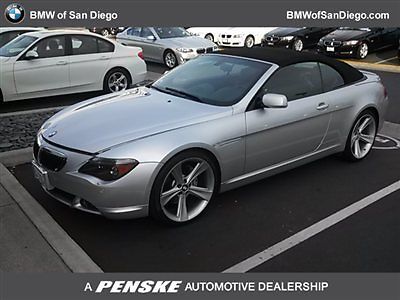 2006 bmw  650ci convertible super low miles 2 dr convertible 6-speed