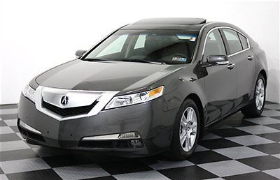 Navigation 09 acura tl tech package keyless go navi paddle shifters leather roof