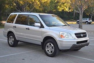 2005 honda pilot exl 4wd silver 1-owner leather  no reserve