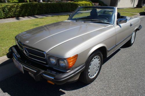 1986 560sl orig calif car with 77k orig miles &amp; all service history since new!