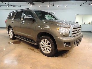 2010 toyota sequoia limited suv 6-speed automatic leather seats gps