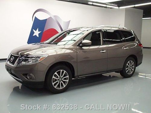 2014 nissan pathfinder sv 7-pass leather rear cam 13k texas direct auto