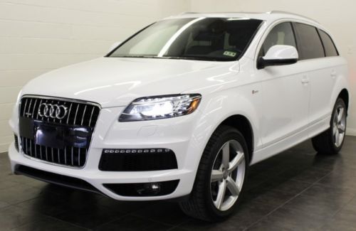 2011 q7 3.0l supercharged s line quattro navigation heated/cooled leather pano