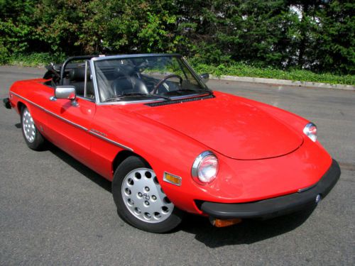 1981 alfa romeo spider veloce - excellent condition, 25 years of all records