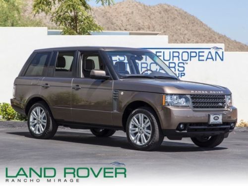 2011 range rover nara bronze metallic cpo lux interior vision assist walnut wood