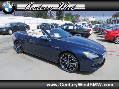 Certified leather nav 6 series 650i convertible 2d auto 8-spd manual spt rwd