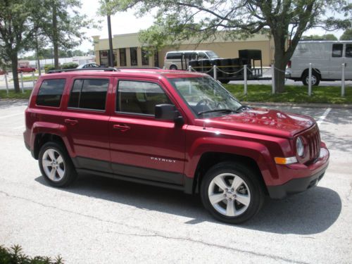 2011 maroon jeep patriot latitude x 2wd