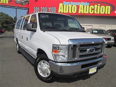08 e-350 xlt carfax certified 1-owner 15 passenger pre owned cd running boards
