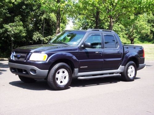 2002 ford explorer sport trac xlt , crew cab, 4x4, loaded, leather, sunroof