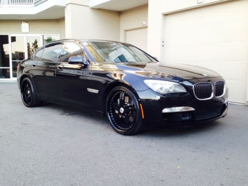 Bmw 750li m power 2010 clean v8 rwd on 22&#039;&#039; as anti wheels staggered