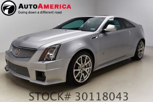 2012 cadillac cts-v coupe 8k low miles nav rearcam sunroof vent seats one owner