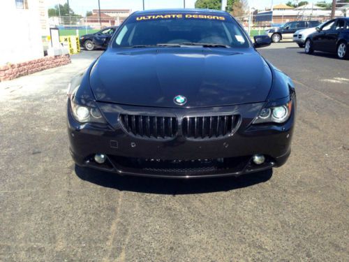 2007 bmw 650i 4.8l fully loaded, 6-speed manual transmission low miles