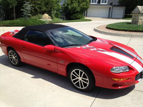 35th anniversary 2002 chevrolet camaro z28 ss convertible special edition low ml