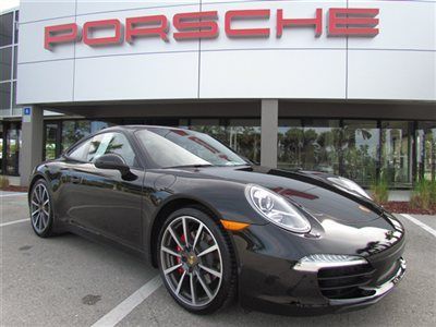 2012 991s coupe, 5200 miles, sport chrono, 20" wheels, certified, black on black