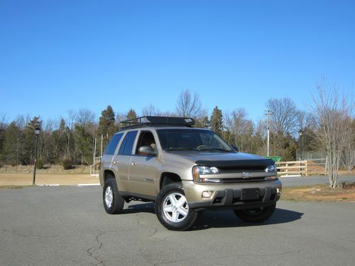 2003 chevrolet trailblazer * lifted, clean carfax, leather, loaded! over 60 pics