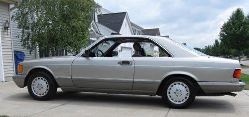 1989 mercedes 560sec pillarless coupe w126 560 sec 94k miles