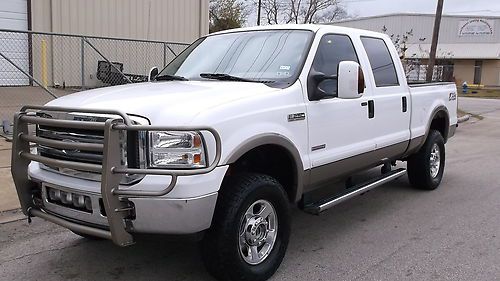 2005 f250 sd lariat auto diesel 6.0l fx4 off road short bed low reserve