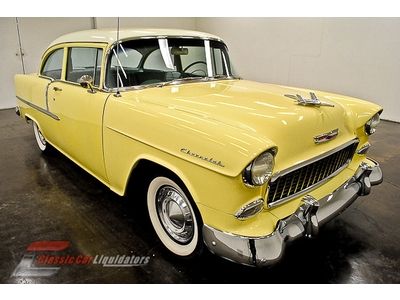 1955 chevrolet delray 210 265 3 speed matching numbers dual exhaust have to see