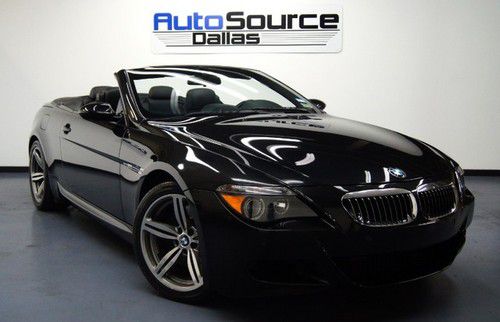 2007 bmw m6, smg, convertible, clean carfax! we finance!