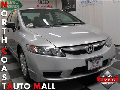 2011(11)civic dx fact w-ty only 17k silver/gray cruise pwr win/lock save huge!!