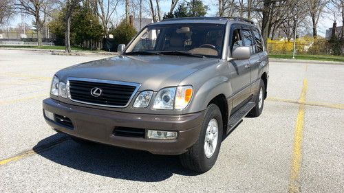 Lexus lx470 -sand beige only 109k 4wd suv sunroof leather no reserve!!!!! lx 470