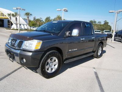 2005 nissan titan le 5.6l v8 rwd crewcab leather alloy one ower low reserve
