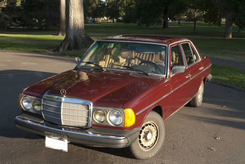 1982 mercedes 240d *rare 4-spd manual* with greasecar conversion