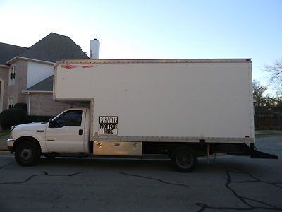 04 f-550 box superduty 16ft box truck diesel