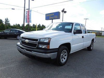 07 ext cab 2wd domestic automatic white inspected warranty - we finance