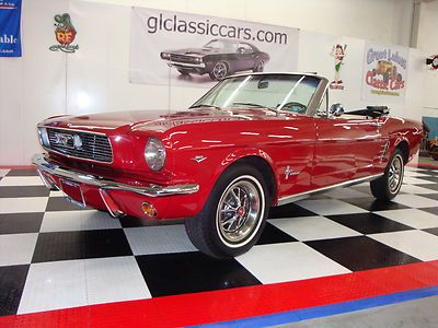1966 ford mustang v8 convertible restored beauty