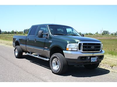 Ford f-350 super duty power stroke diesel crew cab automatic leather bargain