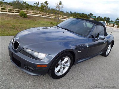 Z3 roadster  2.3l v6  convertible  5-speed manual leather florida clean carfax