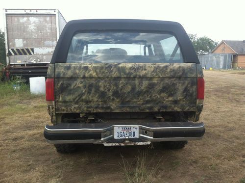 Purchase used 1988 Ford Bronco camo paint job super ... Purchase used 1988 Ford Bronco camo paint job super ...
