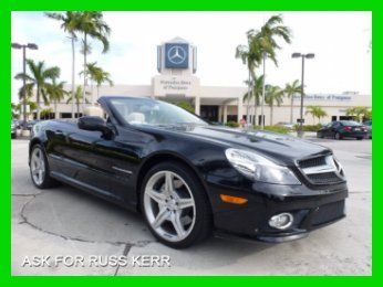 2009 sl550 5.5l v8 32v convertible cpo certified 1 owner clean carfax low miles
