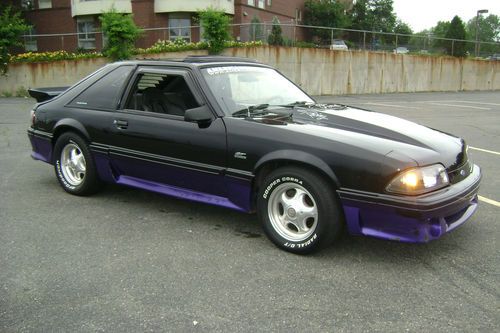 1989 ford mustang gt coupe v8 5-speed sunroof hurst shifter no reserve!!
