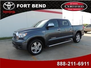 2008 toyota tundra 2wd crewmax 5.7l v8 auto limited navigation certified
