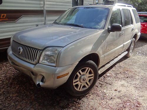 2003 mercury mountaineer 4.6v8 bad engine &amp; wrecked clear title