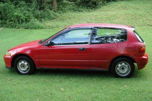 1995 honda civic vx hatchback 50+mpg hwy