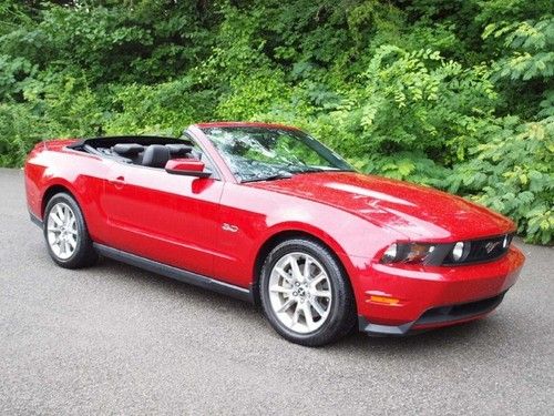 Convertible red candy metallic automatic 5.0 gt cloth top