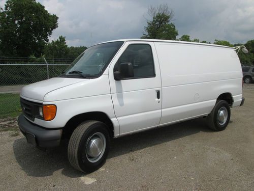 05 ford e-250 cargo van v8  cold ac solid body 1 owner very affordable low price
