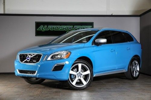 2013 volvo xc60r turbo, rare blue, one owner, loaded! we finance!