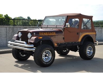 Lifted Jeep Renegade >> Purchase used 1984 Jeep CJ 7 Renegade Lifted on 33 inch ... Lifted Jeep Renegade >> Purchase used 1984 Jeep CJ 7 Renegade Lifted on 33 inch ...