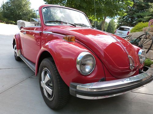 1979 volkswagen super beetle convertible survivor car original-only 26k!!