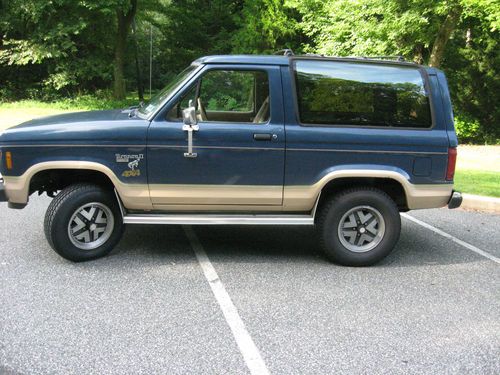 1986 ford bronco ii eddie bauer sport utility 2-door 2.9l