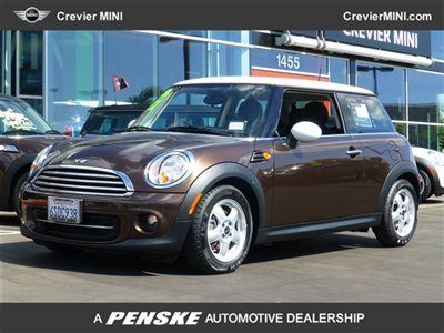 2011 mini cooper hot chocolate metallic cpo just reduced! only $17,980!!