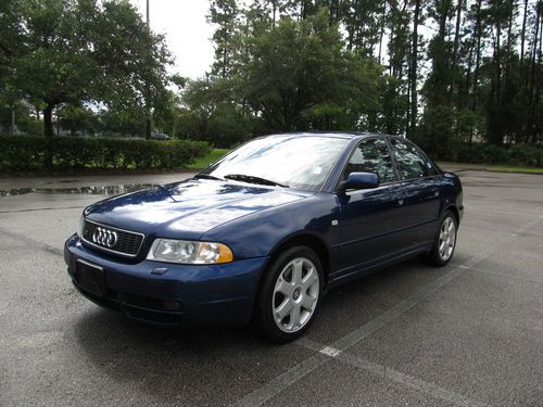 2000 audi s4 - 6-speed manual - twin turbo - no reserve! - 1 owner - 0 accidents