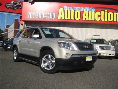 07 gmc acadia slt2 carfax certified 1-owner w/service records navigation sunroof