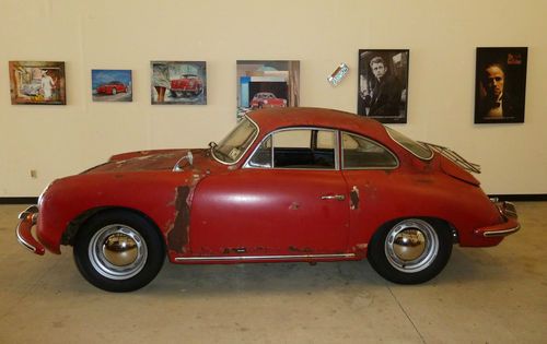 1963 porsche 356b reutter 1600 super coupe matching numbers we ship and export!!